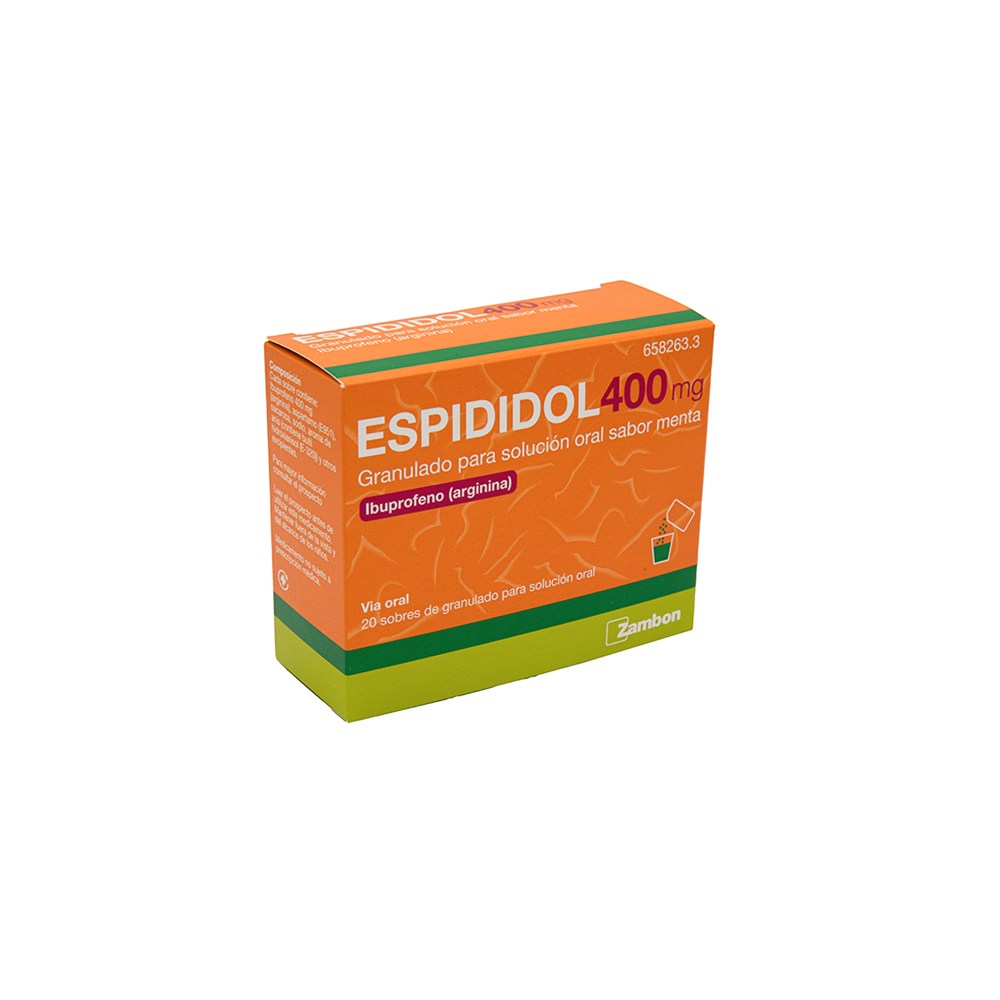 Espididol 400 mg 20 Sobres Granulado para Solución Oral (sabor Menta)