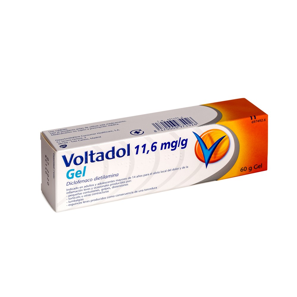 Voltadol 11,6 mg/g Gel Cutáneo 1 Tubo 60 g