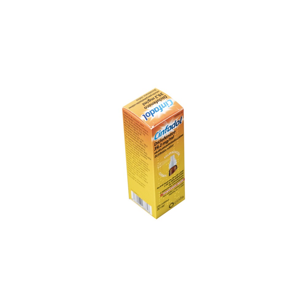 Cinfadol Spray 39,2 mg/ml Solución para Pulverización Cutánea 1 Frasco 30 ml