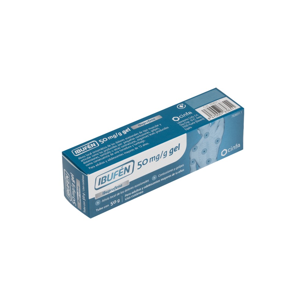 Ibufen 50 mg/g Gel Cutáneo 1 Tubo 50 g