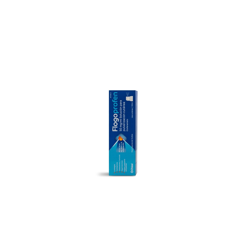Flogoprofen 50 mg/ml Solución para Pulverización Cutánea 1 Frasco 100 ml